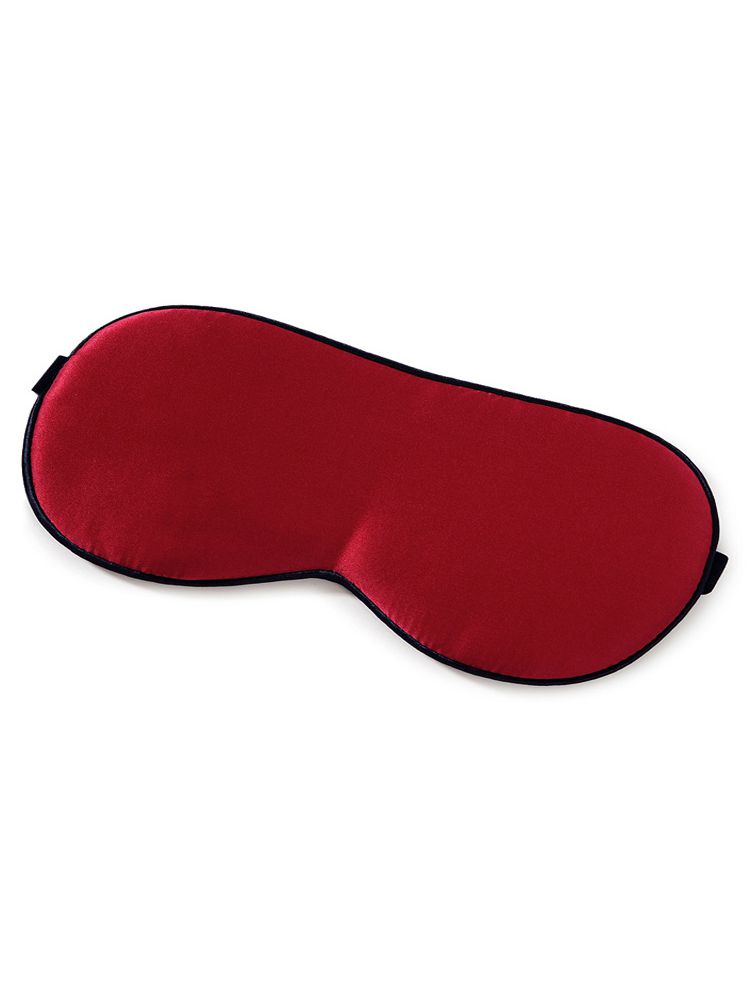 Classic Silk-Trimmed Double Sided 100% Silk Sleep Mask