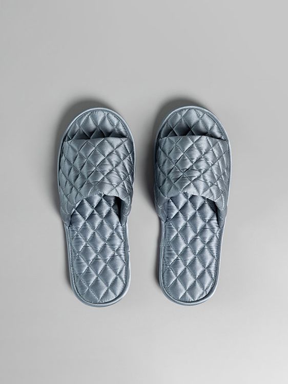 All-Season Open-Toe Silk Slipper for Women