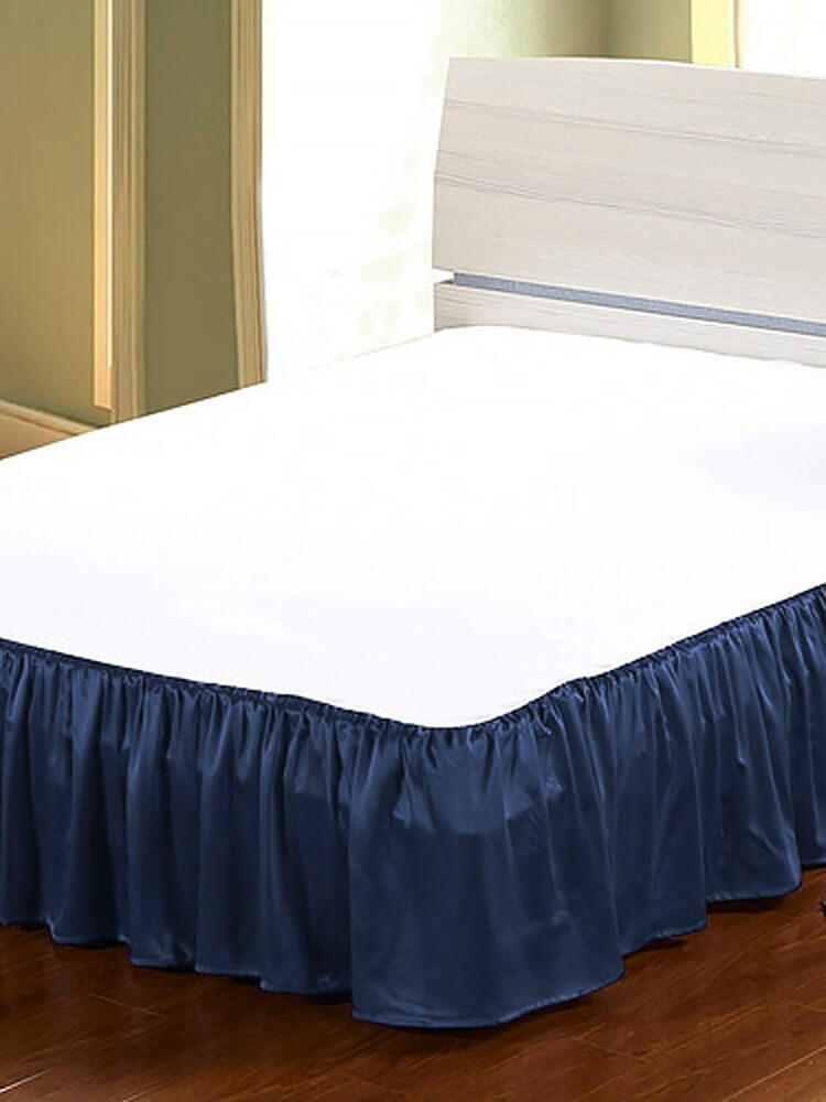 22 Momme Ruffled Silk Bed Skirt