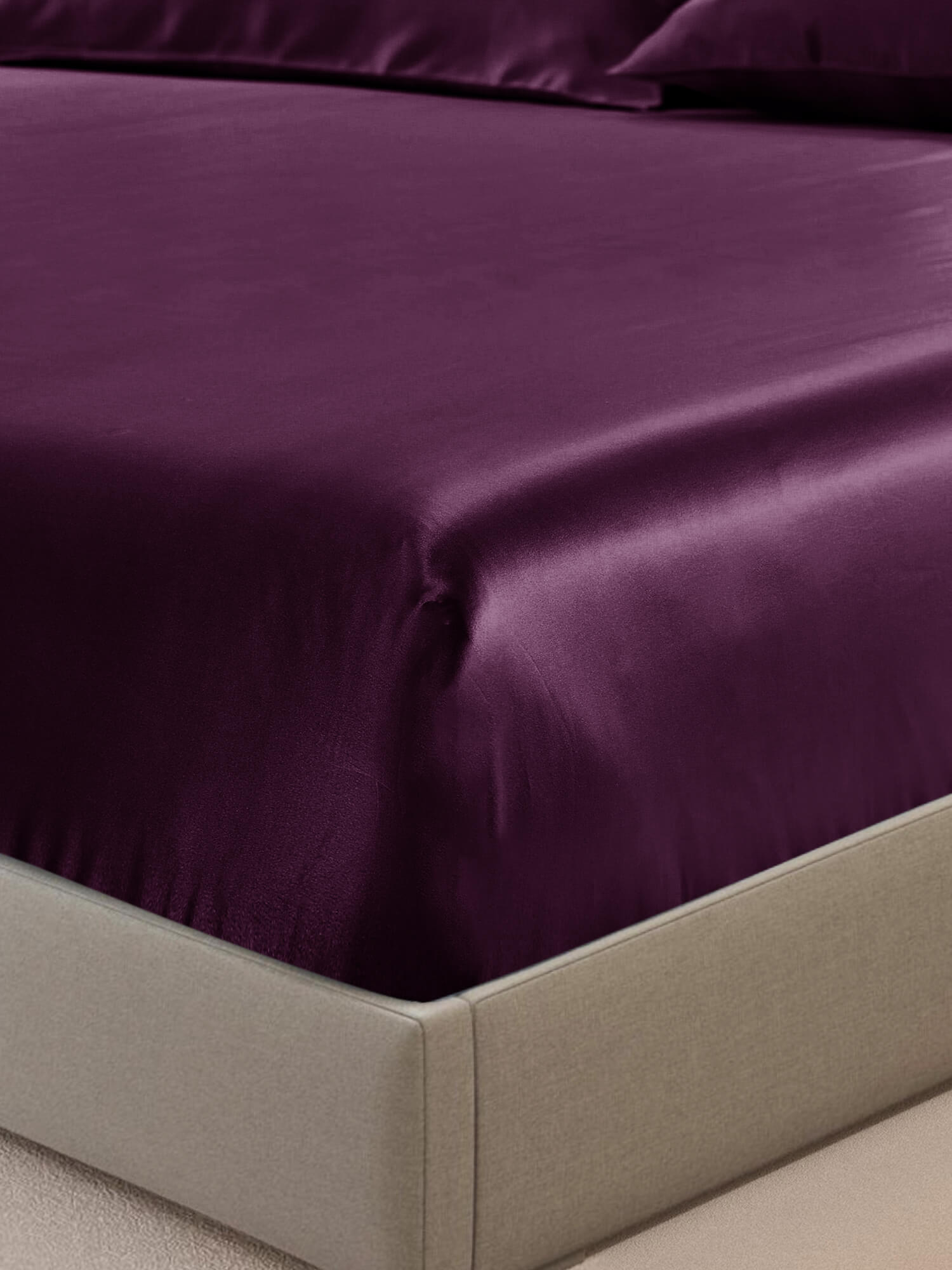 19 Momme 4PCS Silk Flat Sheet and Fitted Sheet Set