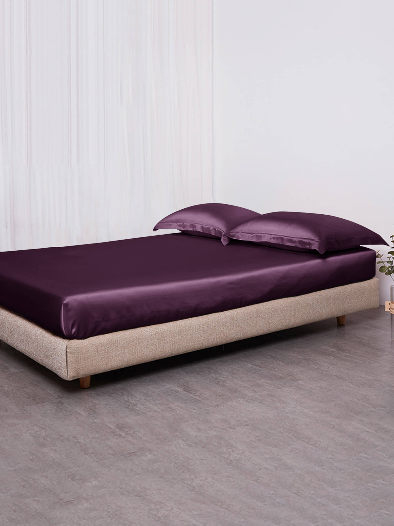 22 Momme 4PCS Silk Flat Sheet and Fitted Sheet Set