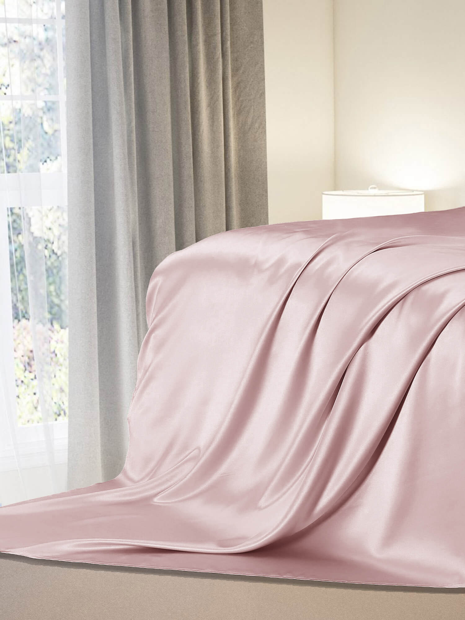 22 Momme 4PCS Silk Flat Sheet and Fitted Sheet Set