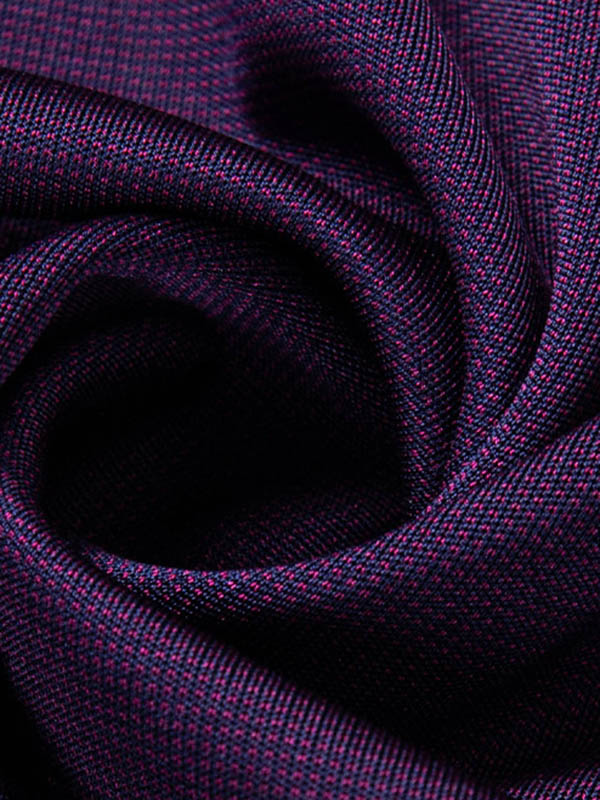 Men's Pure Silk Polo Shirt with Contrasted Collar