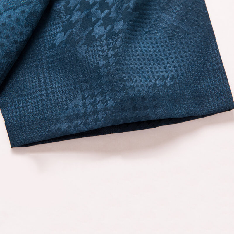 Men's Jacquard Stretch Silk Polo Shirt