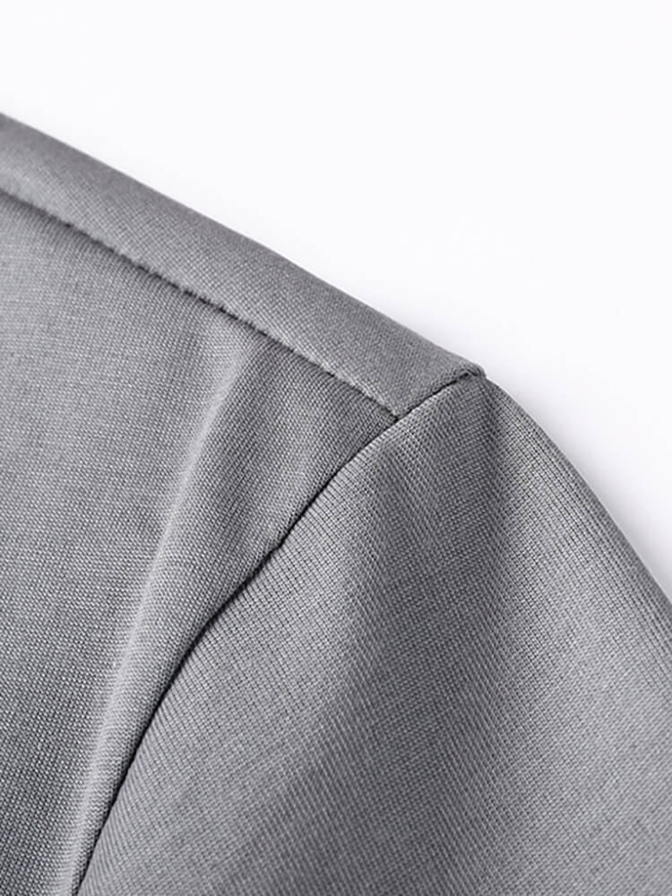 Men's Short Sleeve Crew Neck Silk T-Shirt