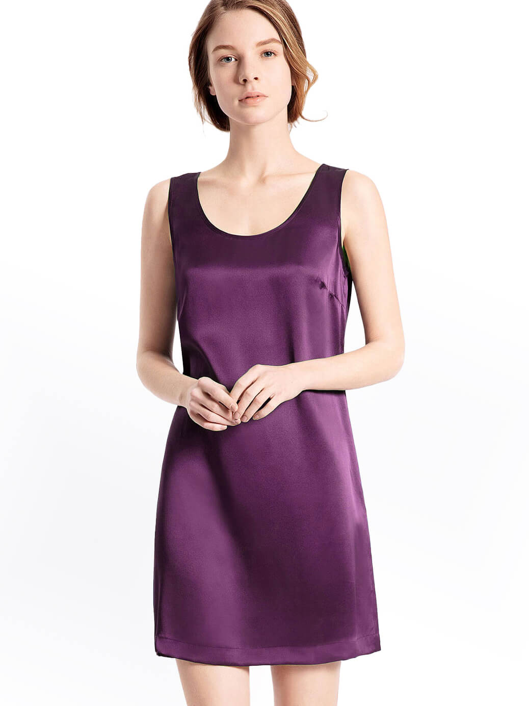 22 Momme Relaxed Pure Mulberry Silk Tank Nightdress