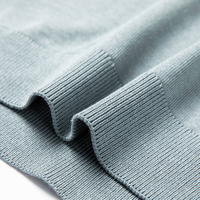 Men’s Contrast Trim Short Sleeve Silk Knit Polo Shirt