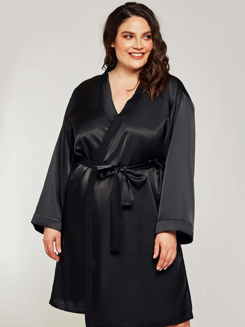 22 Momme Elegant Plus Size Silk Robe for Women Luxury Sleepwear