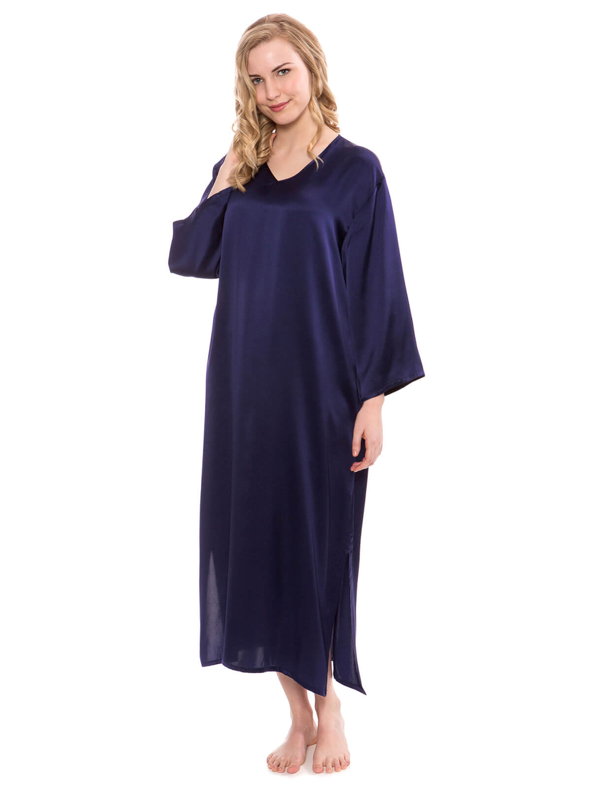 22 Momme Luxury Mulberry Silk Caftan Nightgown