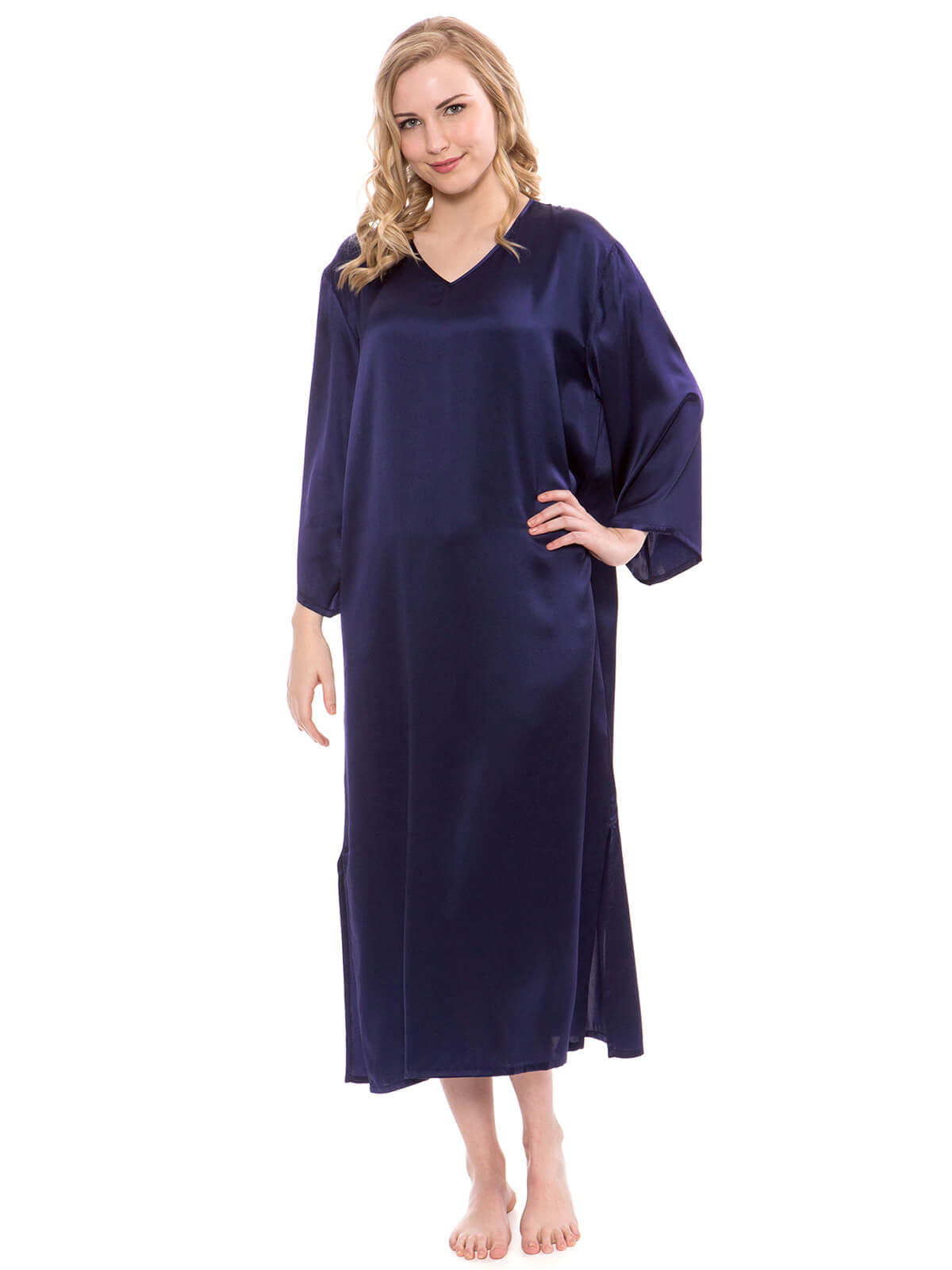 22 Momme Luxury Mulberry Silk Caftan Nightgown