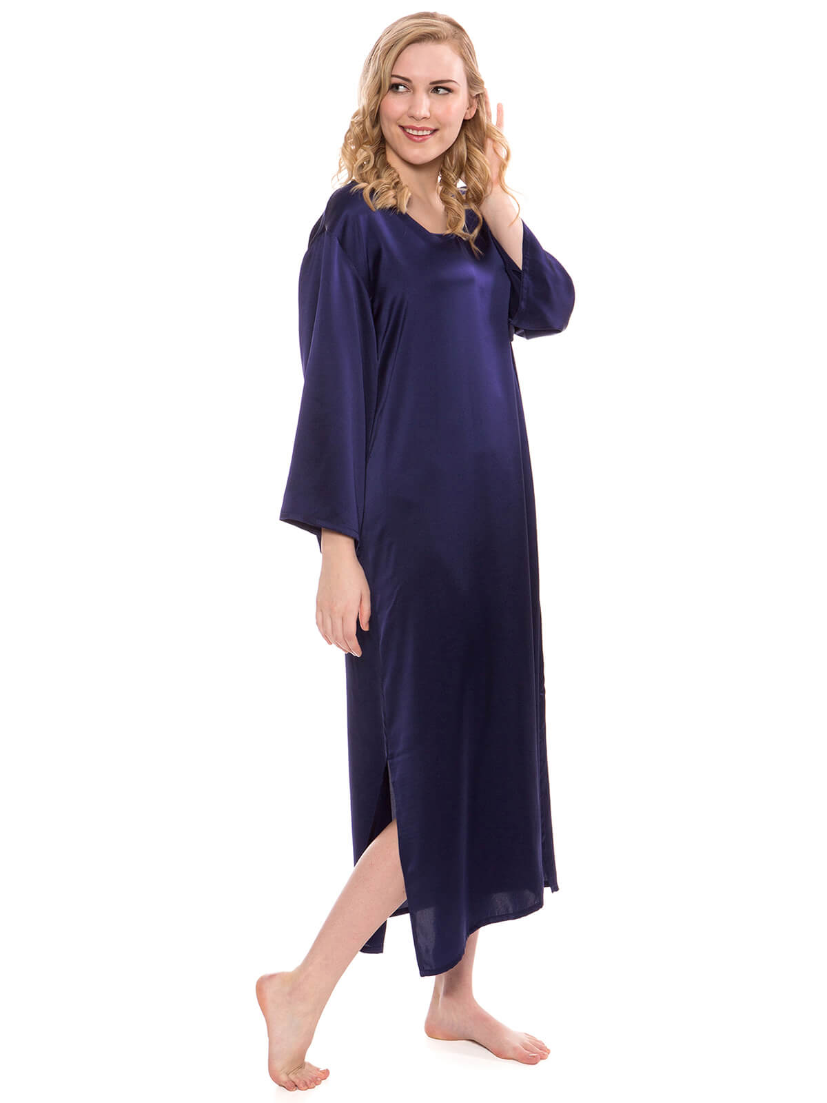 22 Momme Luxury Mulberry Silk Caftan Nightgown