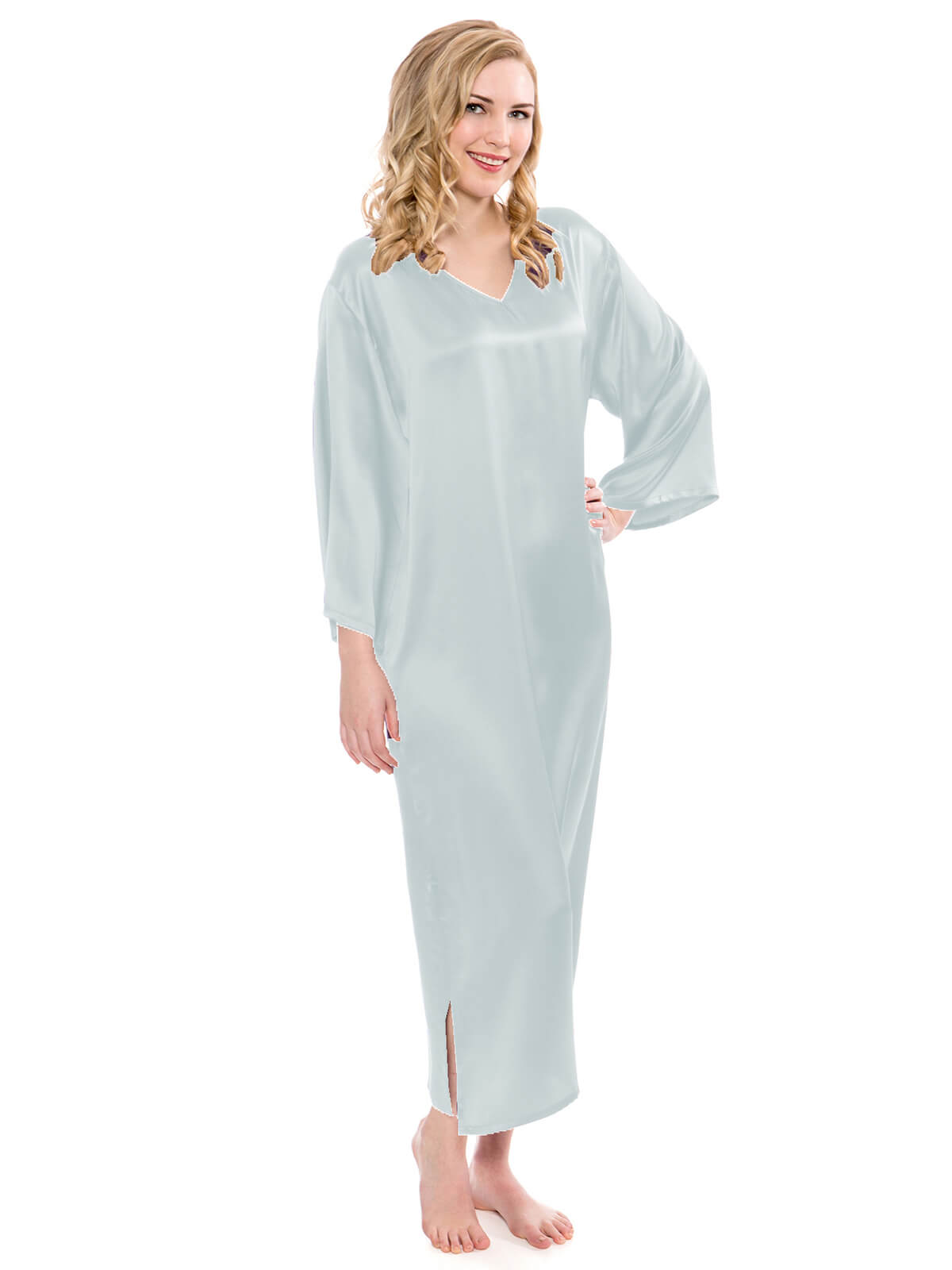 22 Momme Luxury Mulberry Silk Caftan Nightgown