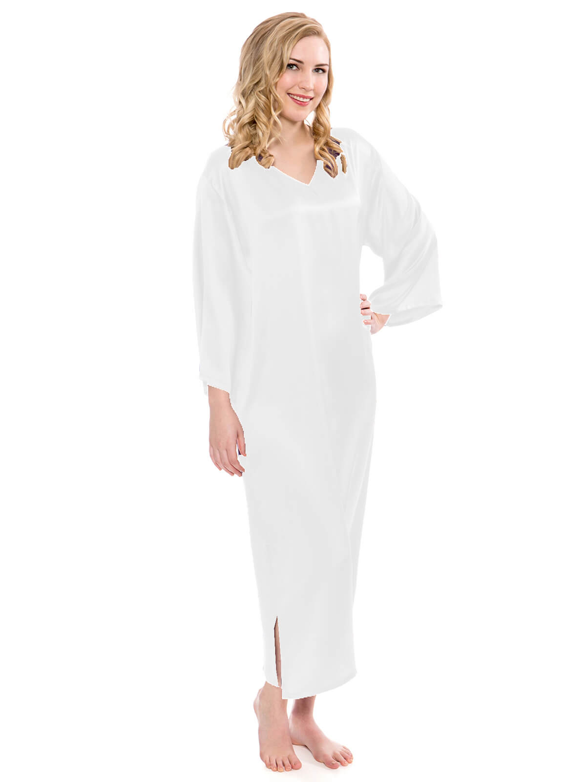 22 Momme Luxury Mulberry Silk Caftan Nightgown