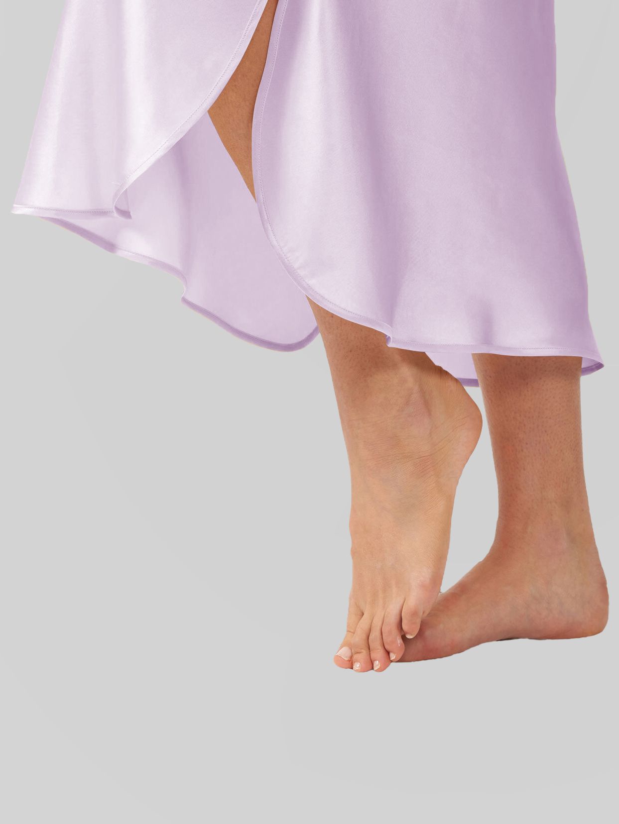 22 Momme Cap Sleeve Scoop Neck Long Silk Nightdress