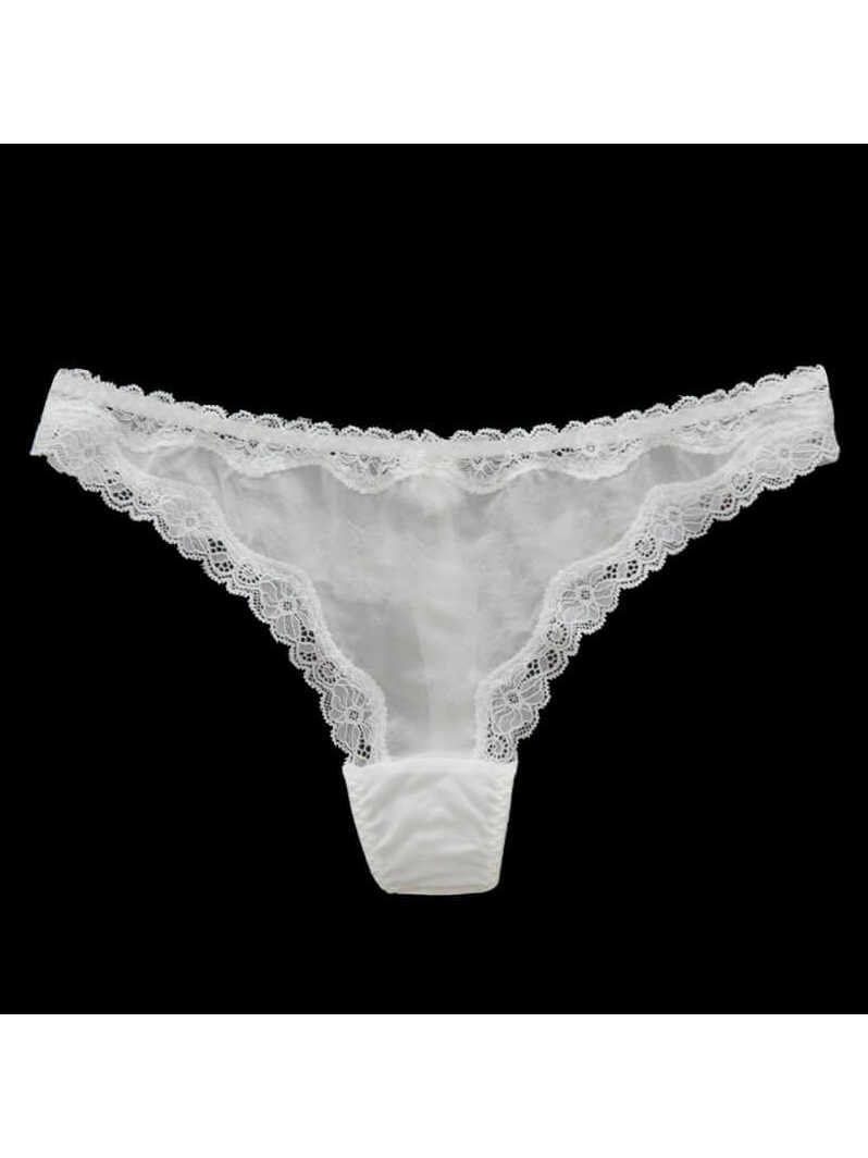 Semi-sheer Cheekini Silk Panty