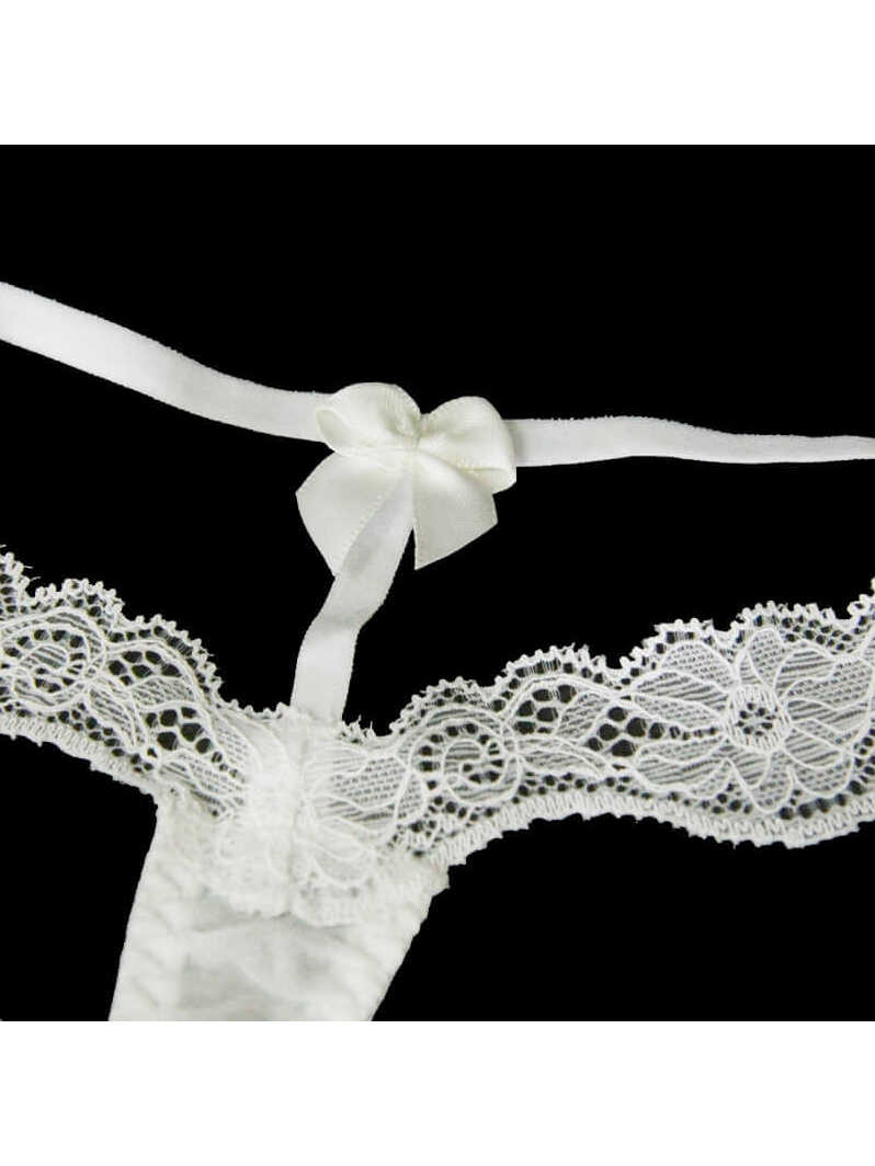 Semi-sheer Cheekini Silk Panty