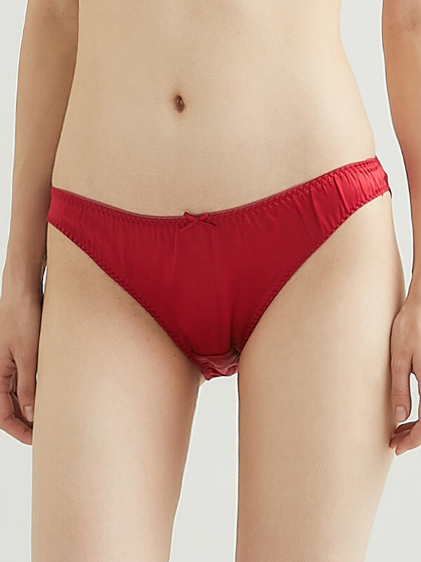 Classic Mulberry Silk Briefs For Women