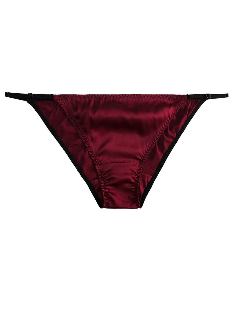 Sexy Strappy Silk Hipster Briefs Underwear