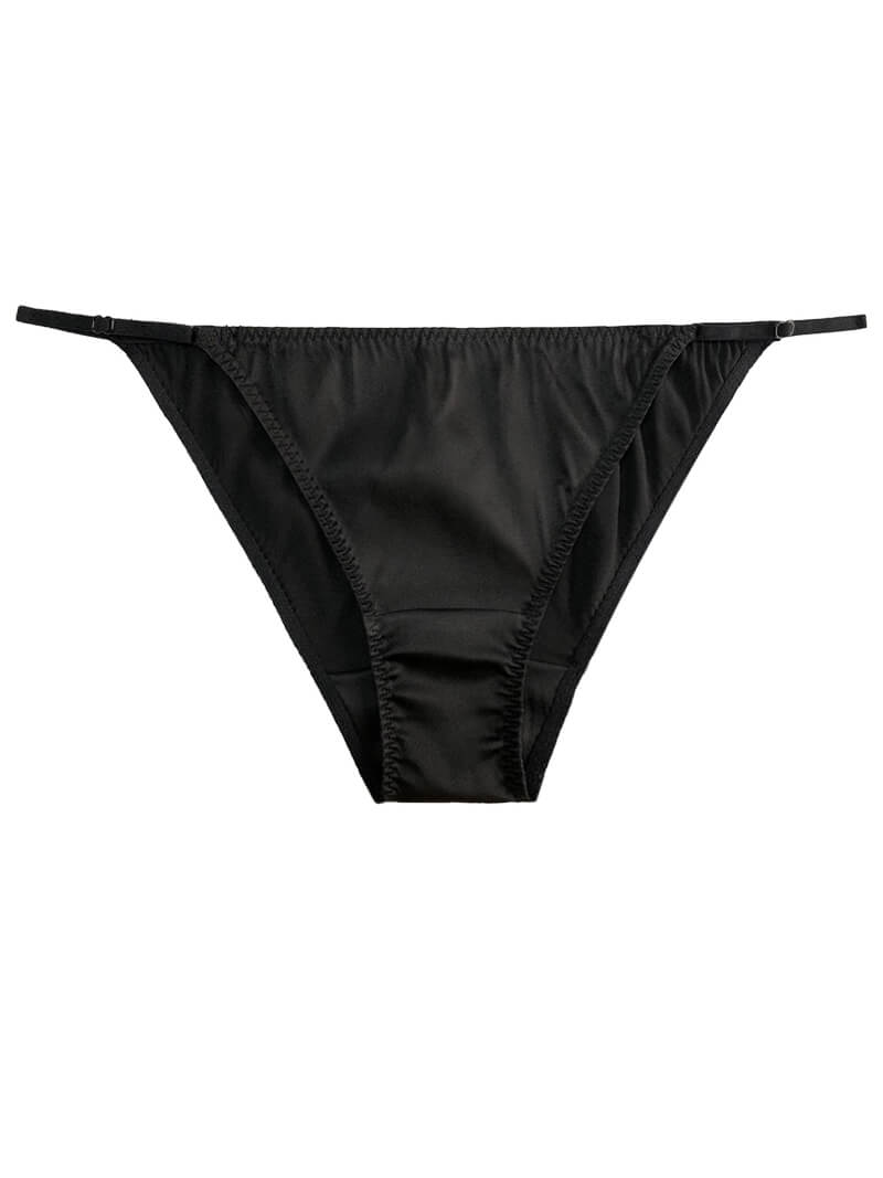 Sexy Strappy Silk Hipster Briefs Underwear