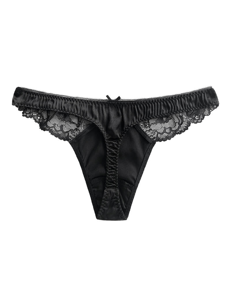 Silk Lace G-string Panties