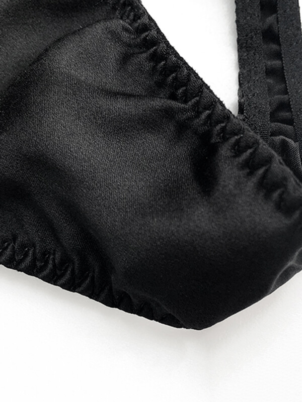 Silk Lace G-string Panties