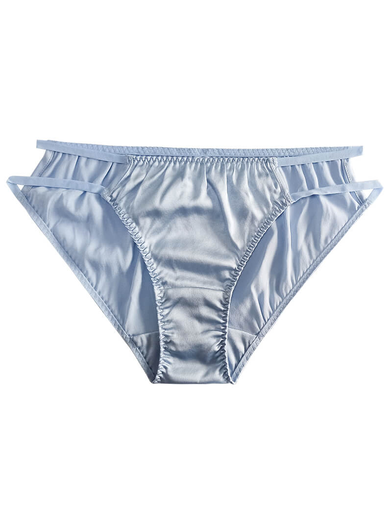 Handmade Double-layer Hollow Silk Briefs