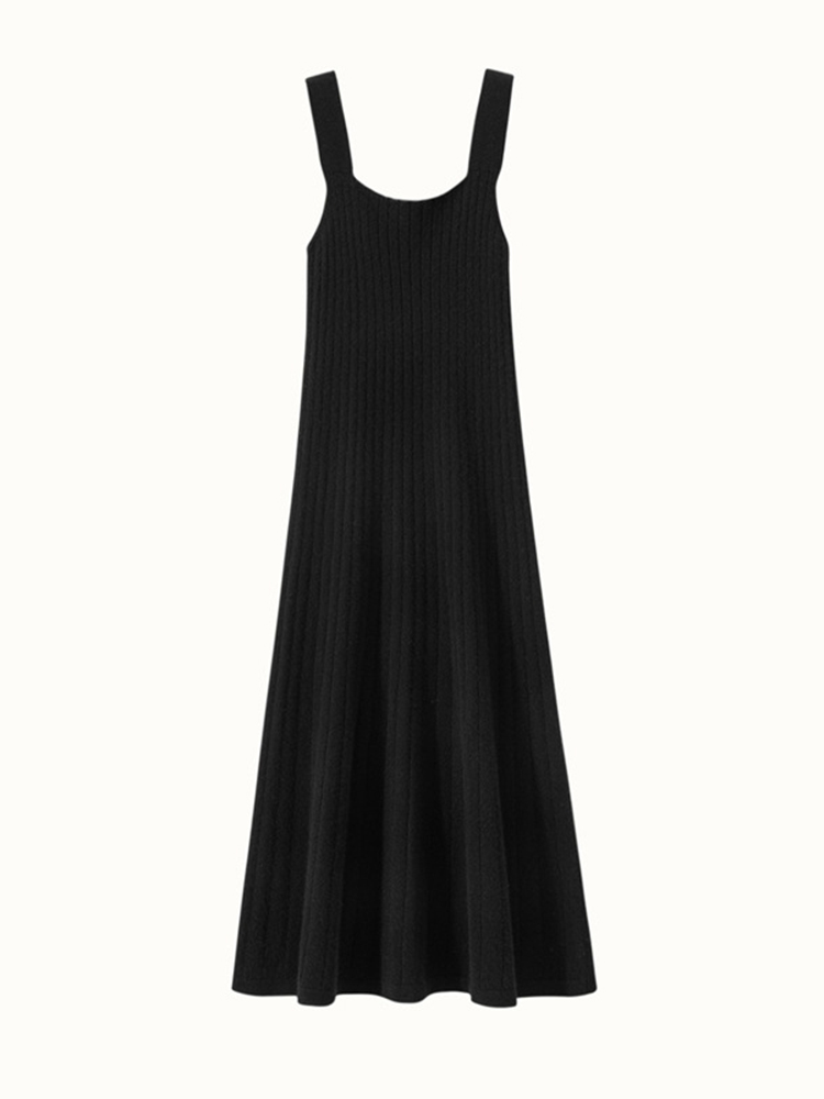 Soft Cashmere Midi Tank Dress for Women