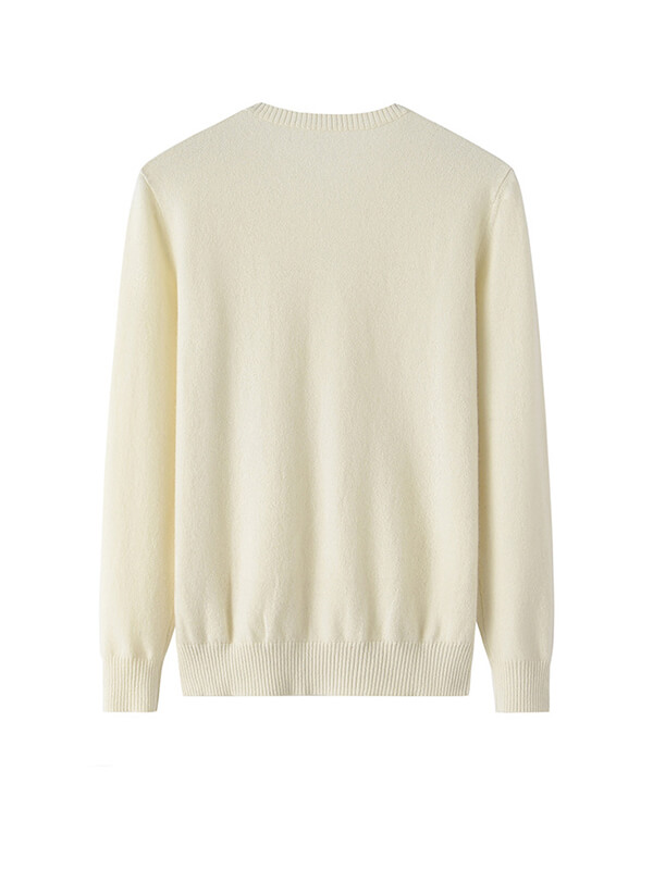 Basic V-Neck Cashmere Sweater For Women