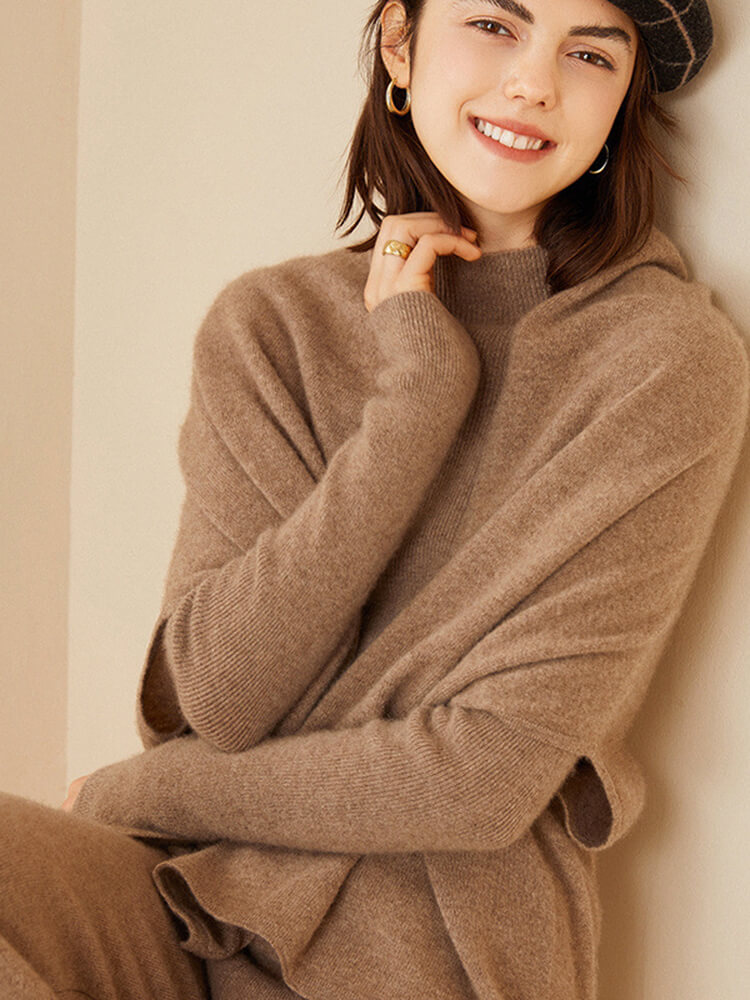 Wearable Pure Cashmere Shawl