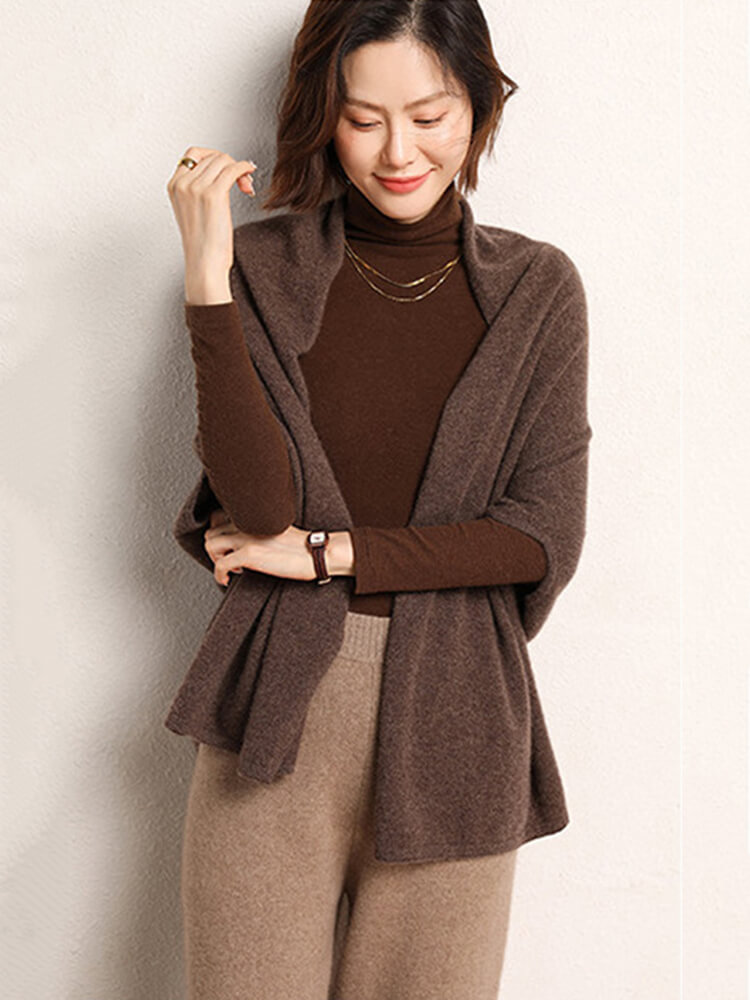 Wearable Pure Cashmere Shawl